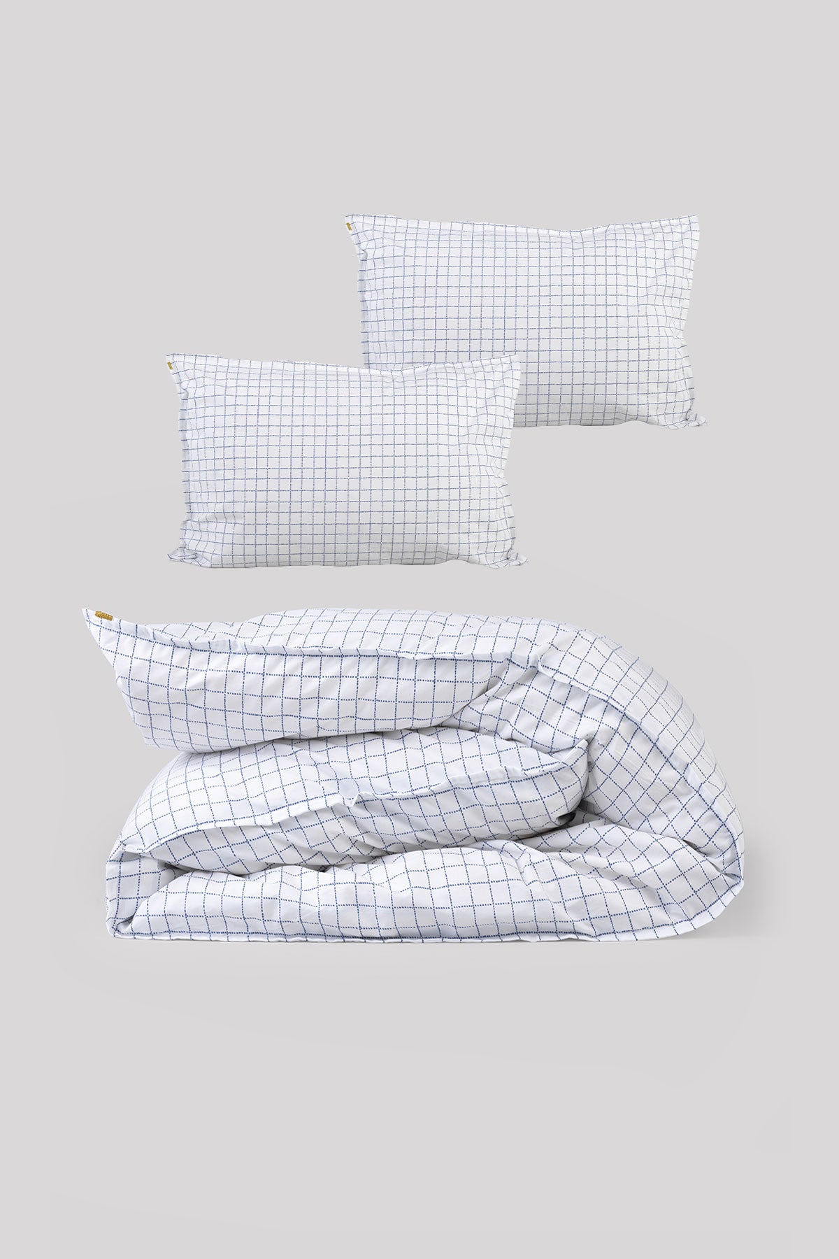 Parure-de-lit-percale-de-coton-carreaux-bleu-Les-pensionnaires-50x70