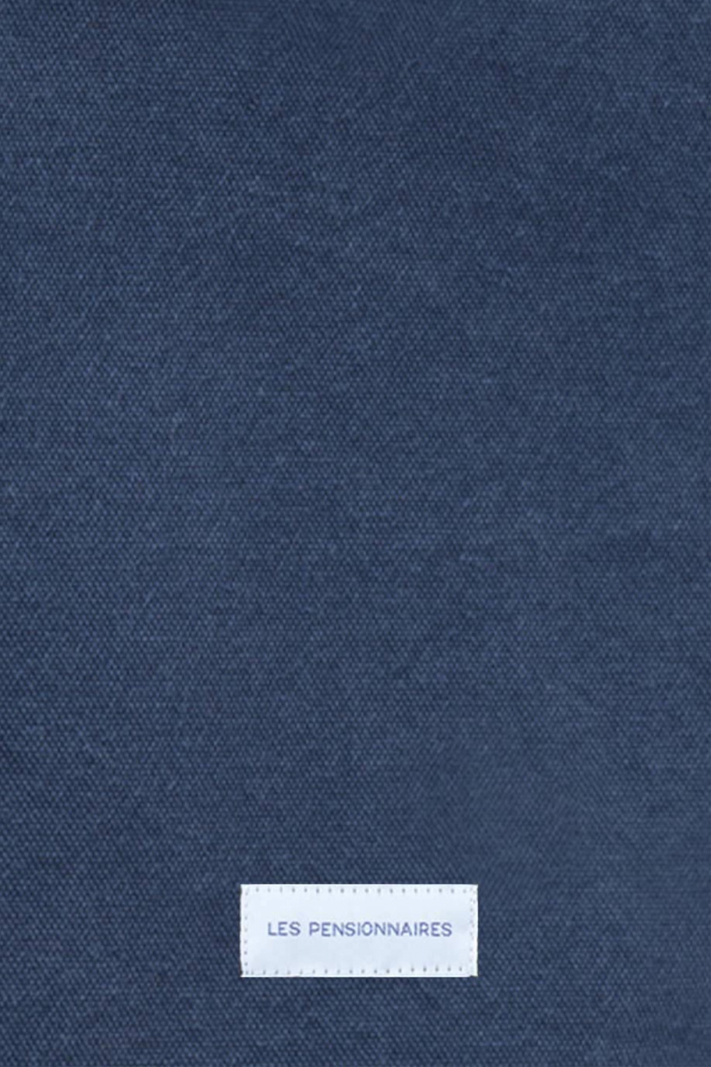 Tote bag zippé en toile de coton bio Bleu marine