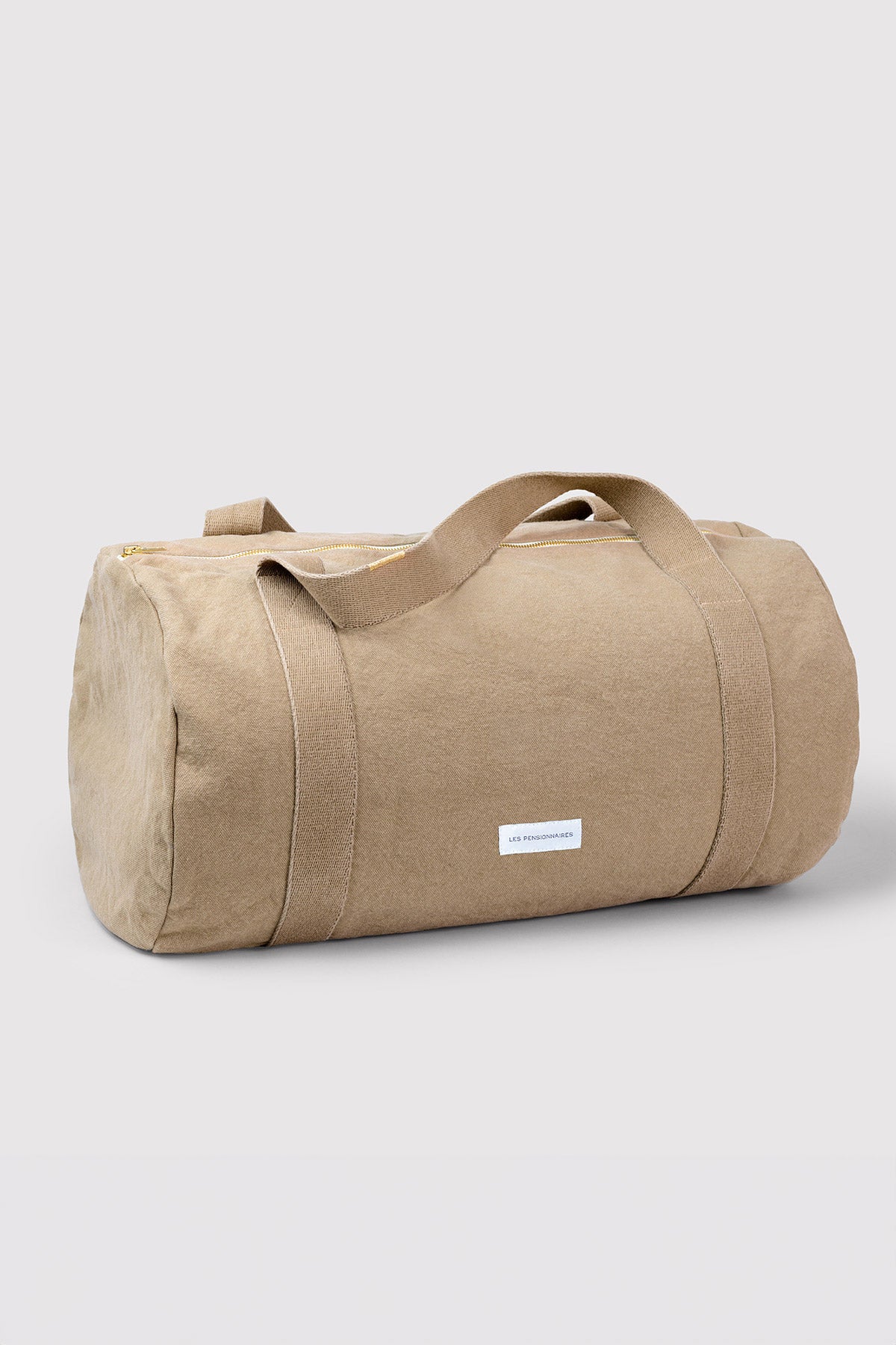 Sac bowling en coton bio beige sable