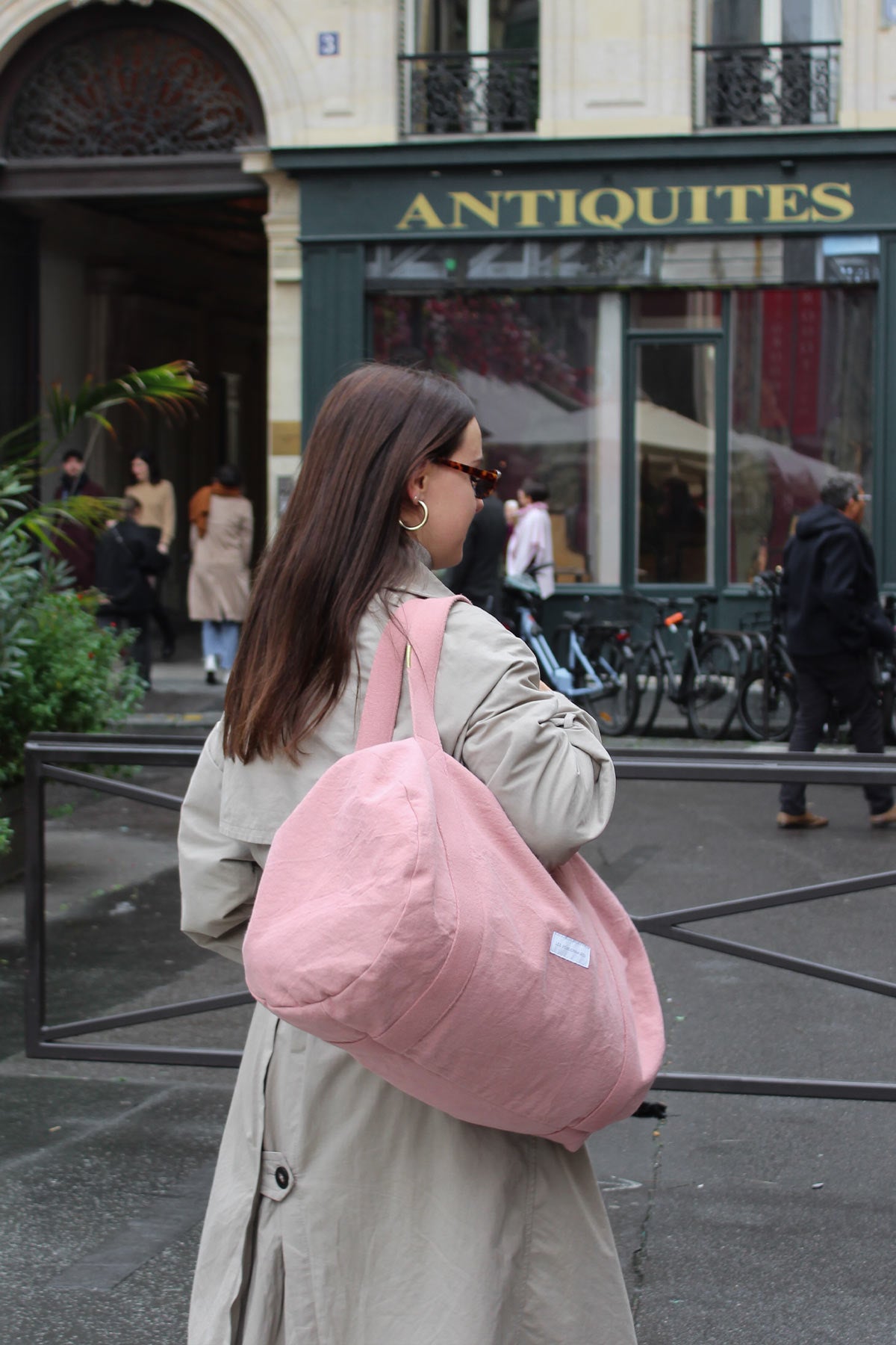 Sacs bowling en coton bio rose bleue rouille kaki moutarde  marron Les pensionnaires