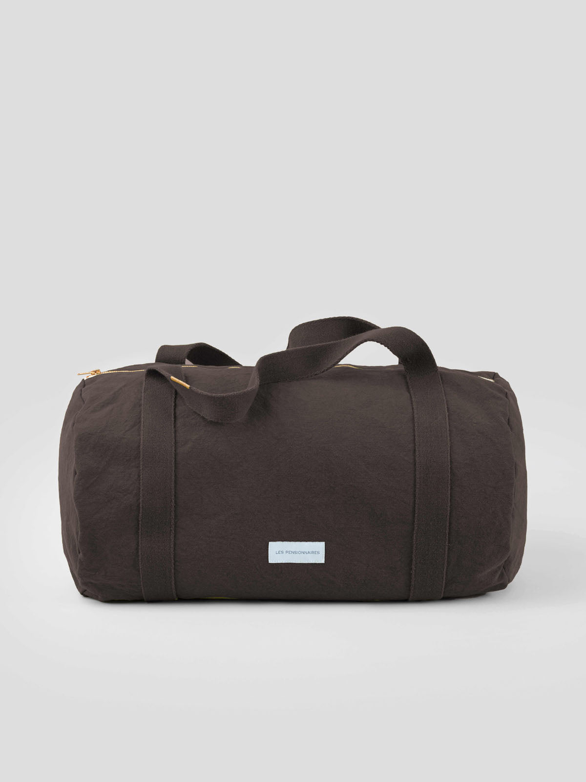 Sac bowling en coton bio marron ébène