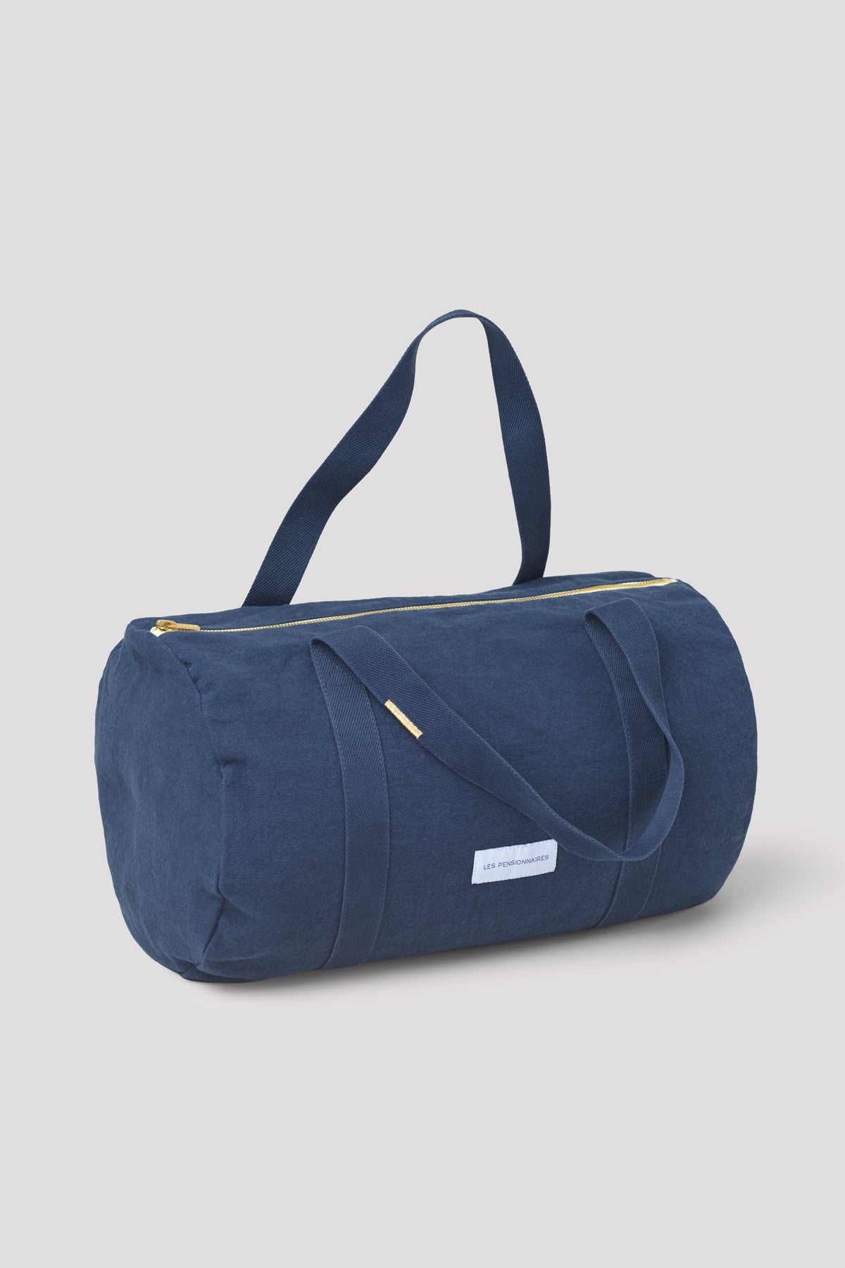 Mini sac bowling en coton bio bleu orage