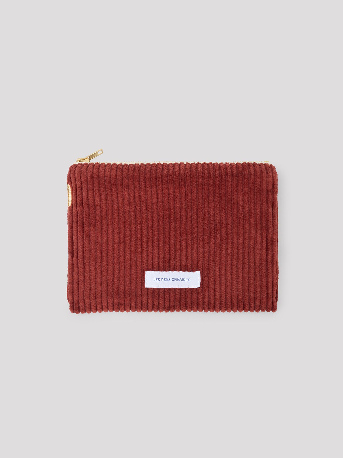 Petite-pochette-velour-cotele-rouille-les-pensionnaire