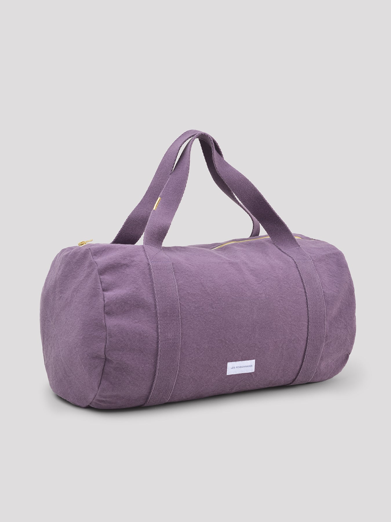 Sand beige organic cotton bowling bag