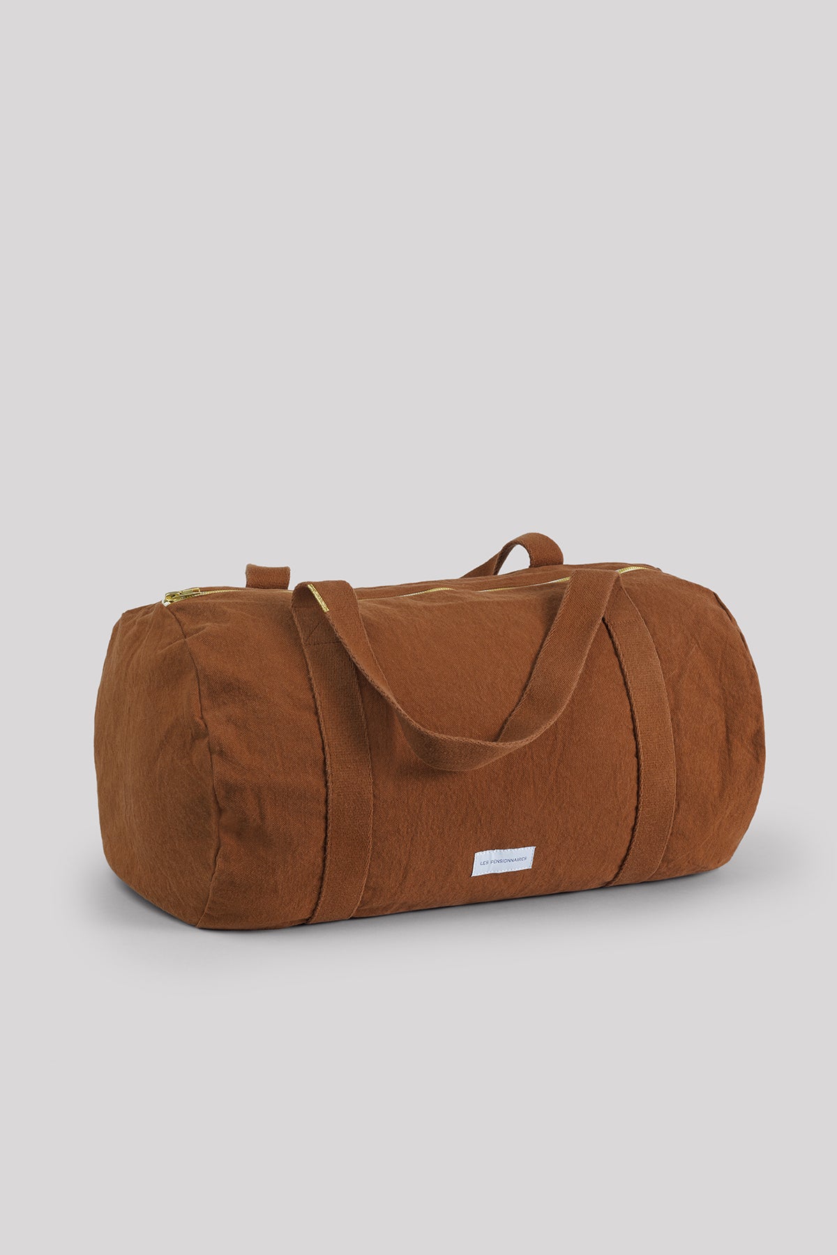 Sac-weekend-polochon-marron-caramel-coton-bio-Les-pensionnaires_1