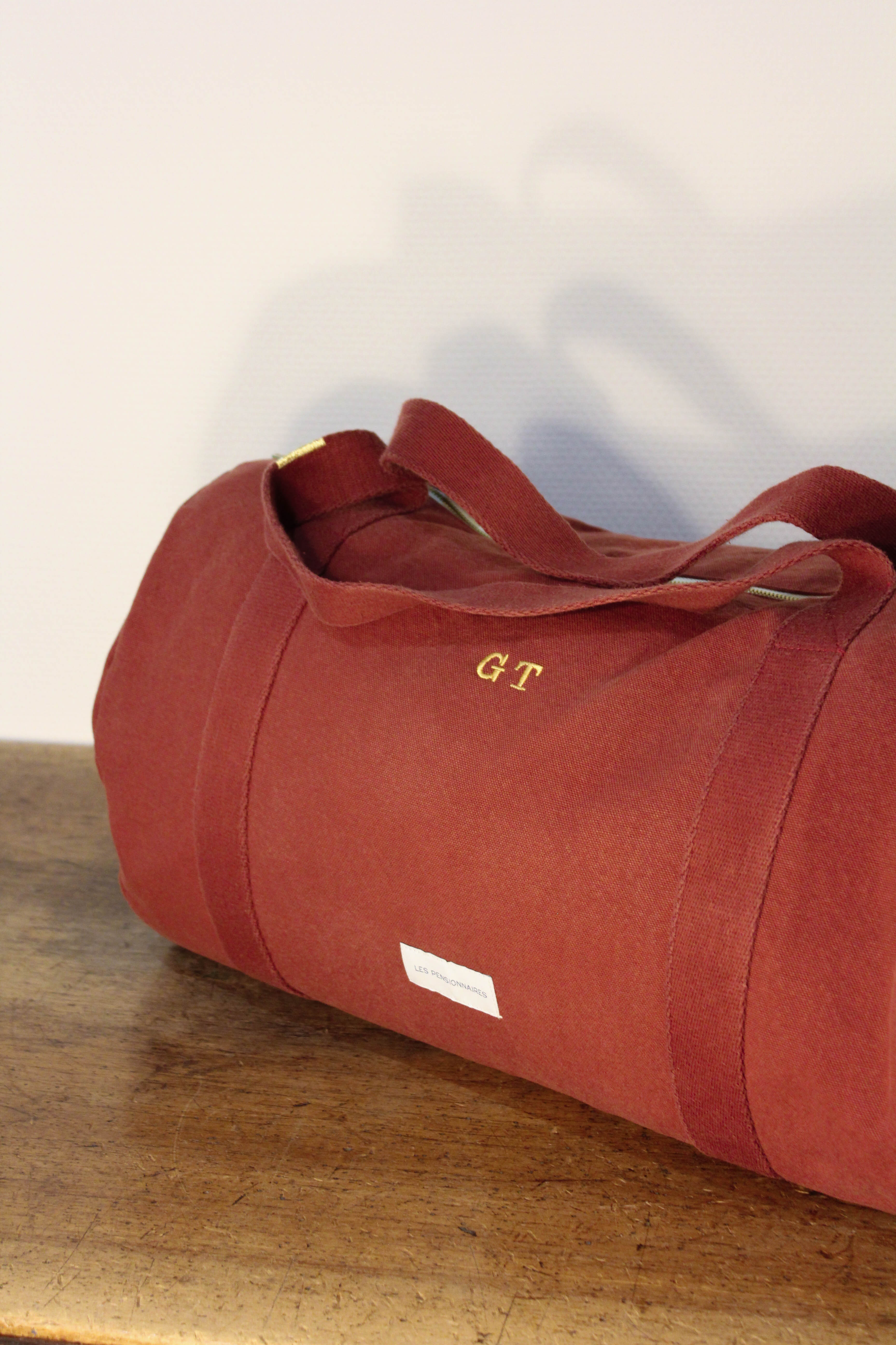 Sac bowling en coton bio rouille